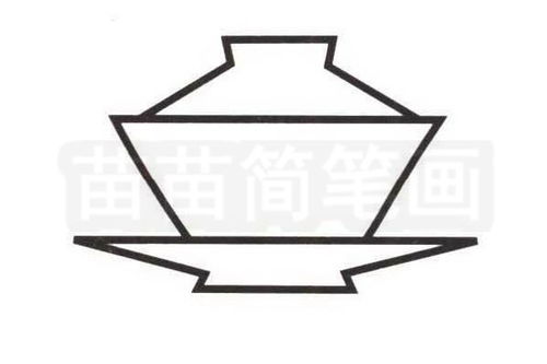 茶碗簡筆畫繪制指南 從廚具到衛(wèi)具的線條藝術(shù)